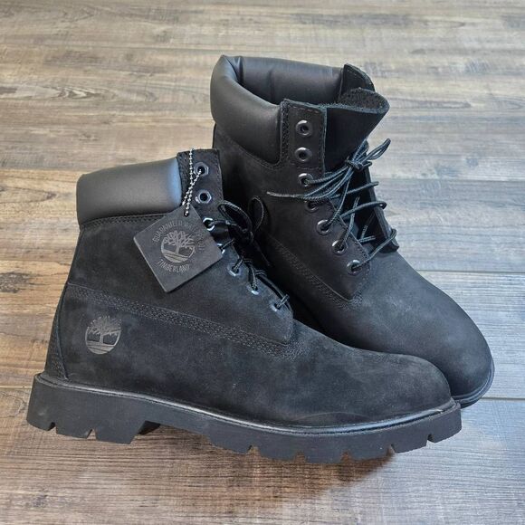 Men\'s Timberland Classic 6-Inch Waterproof Boot 19039 mens sz 8 black main image 9